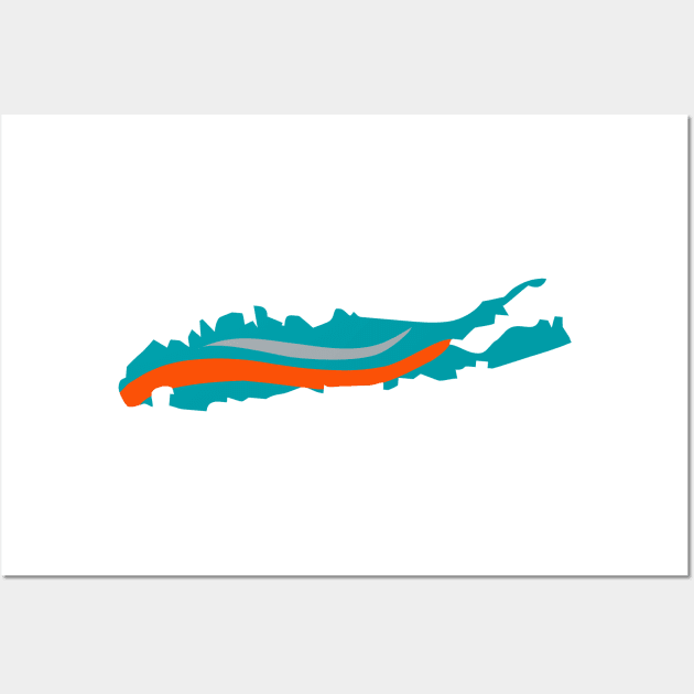 Waves on Long Island Wall Art by MinesingCreative